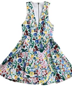 Alice + Olivia Floral Tanner Asymmetric Dress