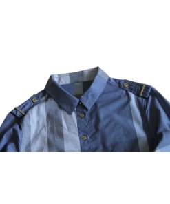 Burberry Tie-Waist Check Shirt Dress