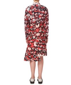 Marni Floral Print Asymmetric Hem Skirt