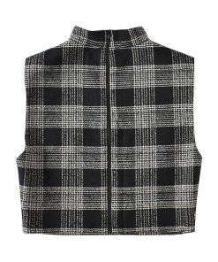 Alice + Olivia Garland Sleeveless Mockneck Top
