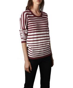 Burberry Graduated Striped Merino Wool Sweater