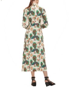 Maje Rawai Floral Print Long Shirtdress