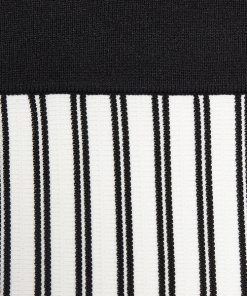 Maje Jibralto Striped Knit Midi Skirt