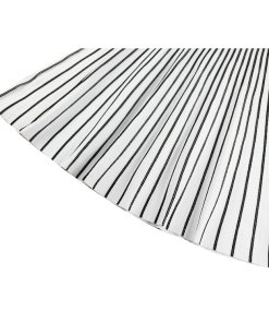 Maje Jibralto Striped Knit Midi Skirt