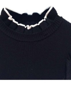 Sandro Nikita Ruffle Turtleneck Sweater