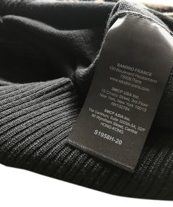 Sandro Nikita Ruffle Turtleneck Sweater