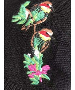 Alice + Olivia Ruthy Embroidered Animal Patch Cardigan