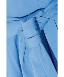 Michael Kors Collection Stretch Cotton Poplin Wrap Dress