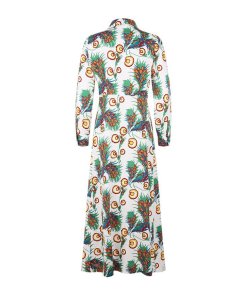 Maje Rawai Floral Print Long Shirtdress