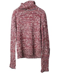 Céline High Neck Cotton Mouliné Sweater