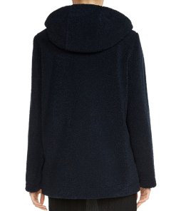 Maje Givry Faux Fur Duffle Coat