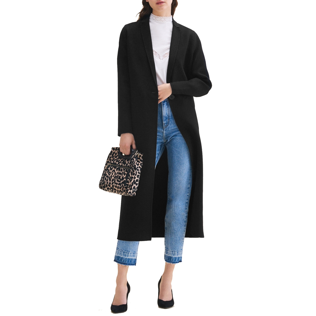 Maje Galaxie Wool Blend Coat