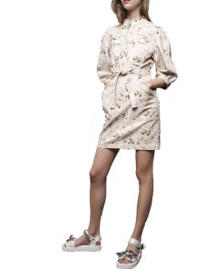 Rebecca Taylor Firefly Flower Denim Mini Dress