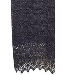 Sandro Fidele Tie-Neck Lace Mini Dress