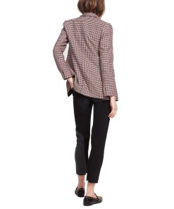Sandro Lylou Checked Tailored Jacket