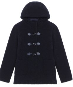 Maje Givry Faux Fur Duffle Coat