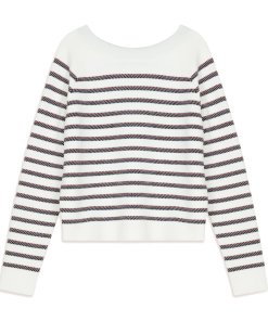 Maje Millau Wool Blend Breton Sweater