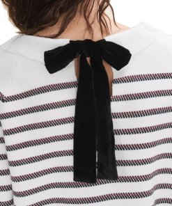 Maje Millau Wool Blend Breton Sweater