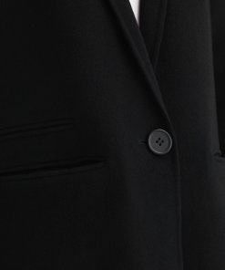 Maje Galaxie Wool Blend Coat