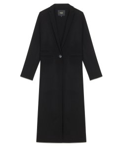 Maje Galaxie Wool Blend Coat