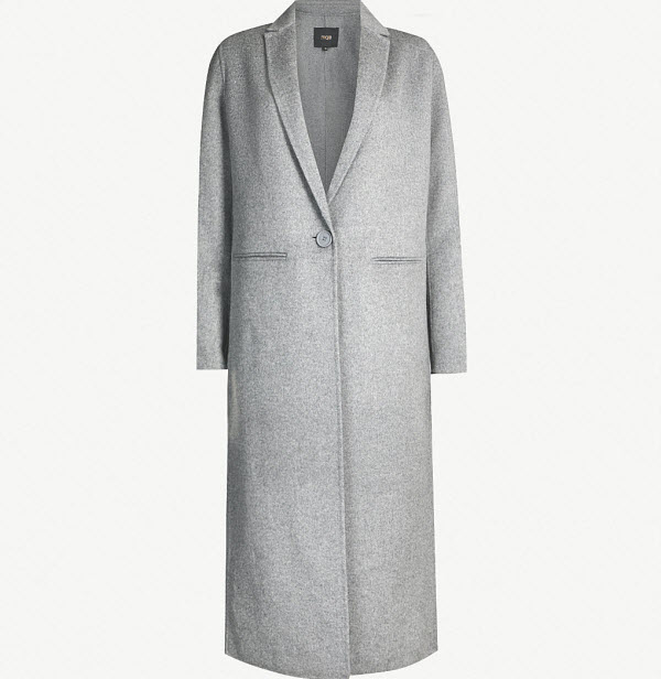 Maje Galaxie Wool Blend Coat - Image 9