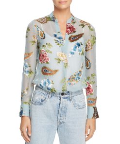 Alice + Olivia Amos Floral Tunic Top