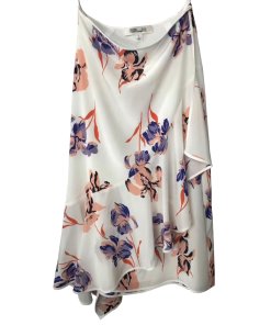 Diane von Furstenberg Ainsworth Floral Ruffle Hem Midi Skirt