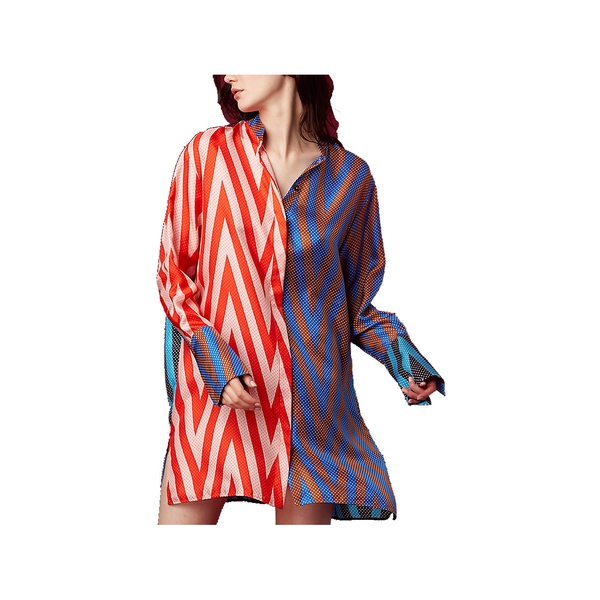 chinese dress ladies Sunstone Patchwork Maxi Dress Natural/Rose / L