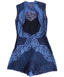 Sandro Palace Patchwork Lace Romper