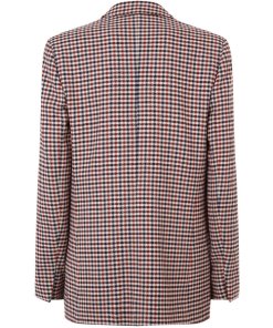 Sandro Lylou Checked Tailored Jacket