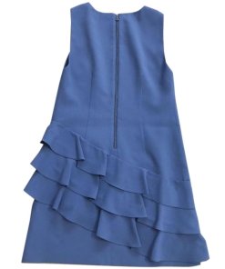 Alice + Olivia Clive Asymmetric Ruffle Dress