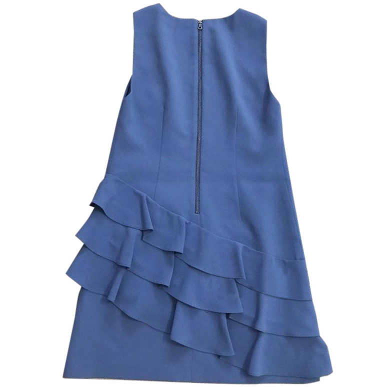 Alice + Olivia Clive Asymmetric Ruffle Dress  evaChic