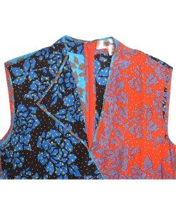 Diane von Furstenberg Sleeveless Paneled Floral Silk Maxi Dress
