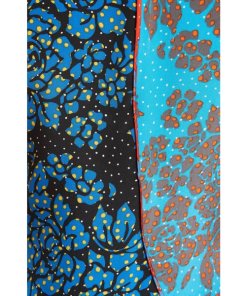 Diane von Furstenberg Sleeveless Paneled Floral Silk Maxi Dress