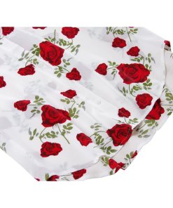 Equipment Rose Print Long-Sleeve Silk Shirt