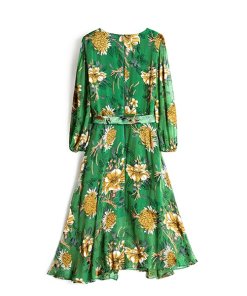 olive green alice dress Alice Ruched Midi Dress - Olive