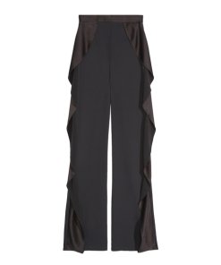 Alice + Olivia Wallace Side-Ruffle Pants