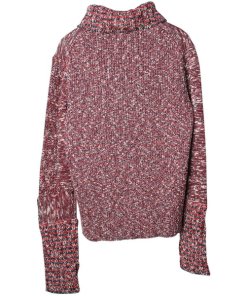 Céline High Neck Cotton Mouliné Sweater