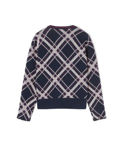 Kenzo Frame Check Wool Blend Sweater