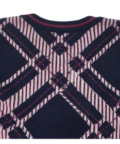 Kenzo Frame Check Wool Blend Sweater