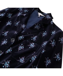 Rebecca Taylor La Vie Celeste Floral Velvet Jacket