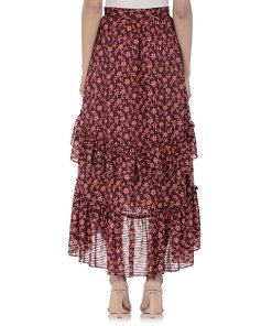 Ulla Johnson Maria Floral Tiered Ruffle Skirt