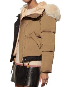 Coach 1941 Icon Shearling Trim Puffer Jacket