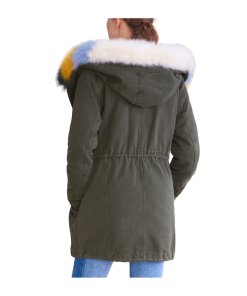 Maje Game Fur Trim Parka