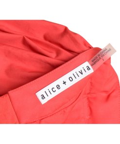 Alice + Olivia Tania Lace-Inset Pouf Skirt