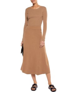A.L.C. Cook Rib-Knit A-Line Skirt