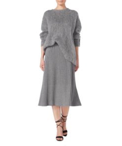 Max Mara Weekend Stella Pleated Knit Skirt