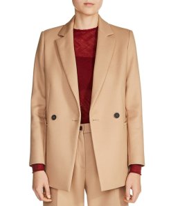 Maje Valaige Double-Breasted Jacket