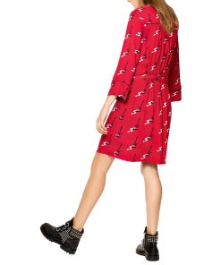 Zadig & Voltaire Rosario Lightning and Guitar Print Dress