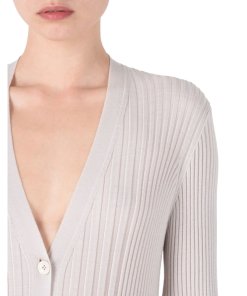 Maison Margiela Long Ribbed Cardigan